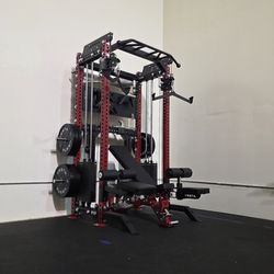 Vesta Pro Series 2in1 Squat Rack | Functional Trainer | 400lb Weight Stack | Commercial Grade | Gym Equipment | FREE DELIVERY🚚 🔴