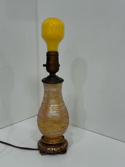 Vintage Durand Art Glass lamp base
