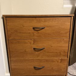 Dresser Oversized Nightstand 3 Drawer 