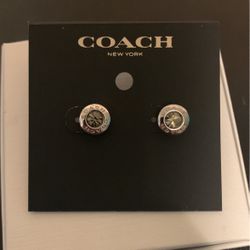 Coach Sterling Silver Earrings 