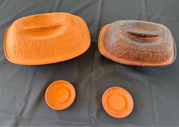 Terracotta Clay Dutch Oven Set
