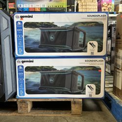 Gemini Soundsplash Floating Bluetooth Speaker With 270 Degree Sound And Multi-Link Pairing Brand New In Box  