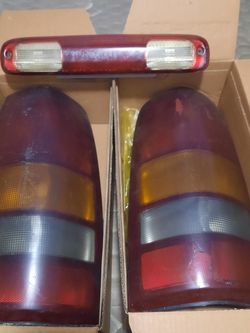 Stock  Chevy Taillights And 3rd Brake Light 2000-2004