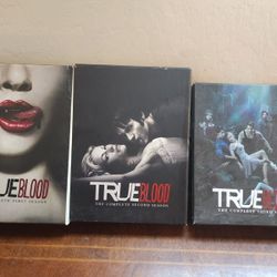 The complete first three seasons of True Blood on Blu-ray