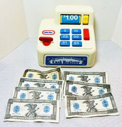 Vintage 1989 Little Tikes Cash Register Activity Toy