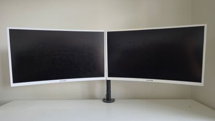 Monitor curved 27" x2