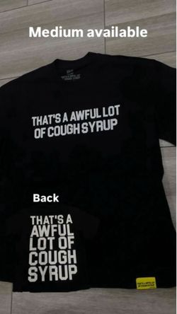 That’s a awful lot of cough syrup