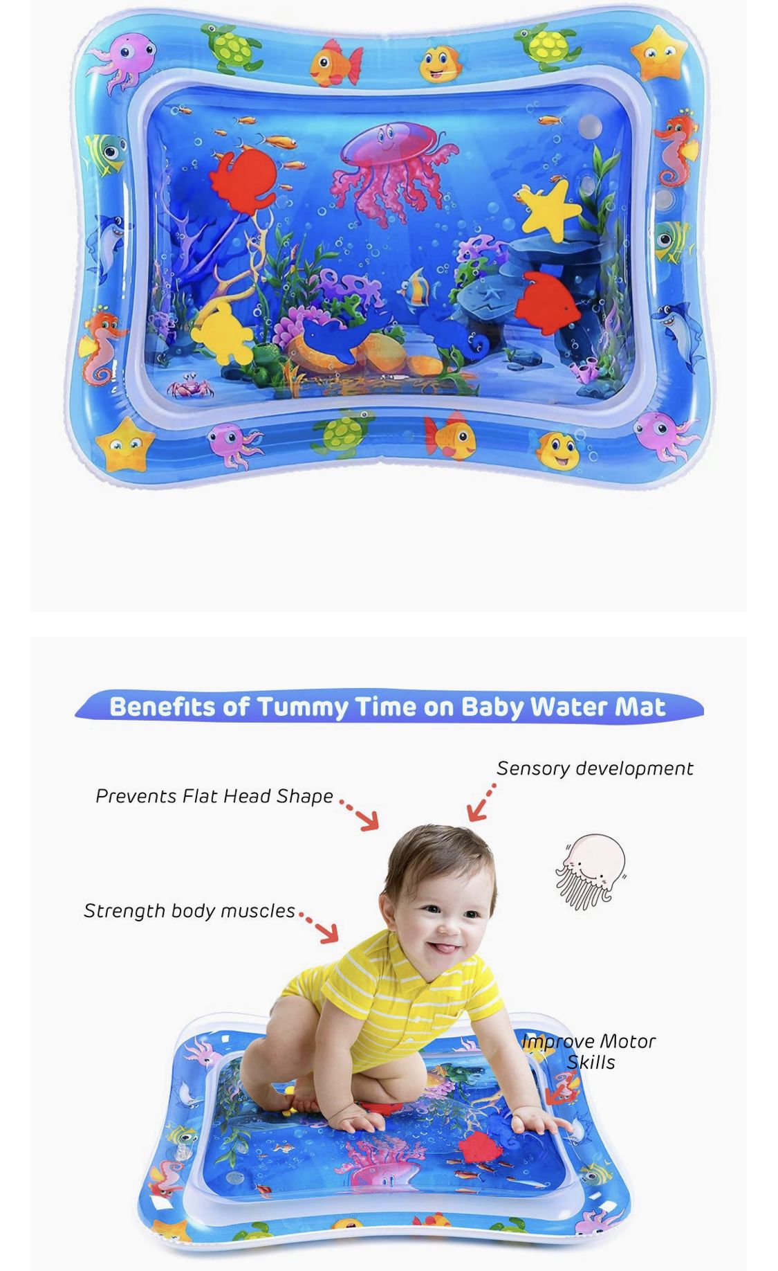Tummy Time Baby Water Mat 