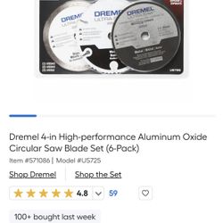 6pk Of Ultra Saw (Dremel) Blades