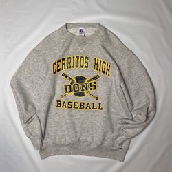 Vintage 90s Cerritos High Baseball Sweatshirt