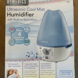 Homedics Ultrasonic cool mist humidifier
