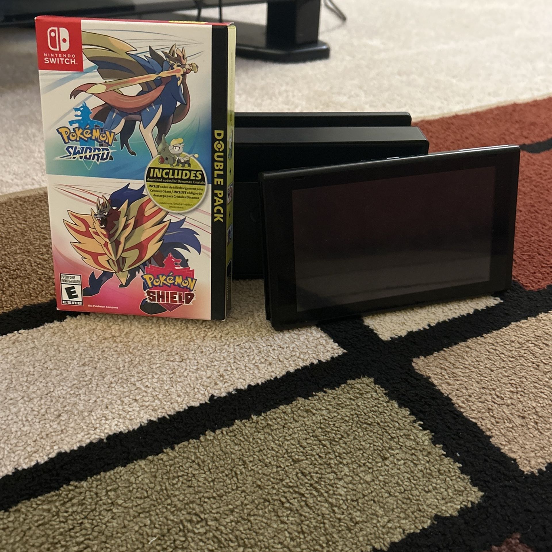 Nintendo Switch With Super Smash Bros And Pokémon