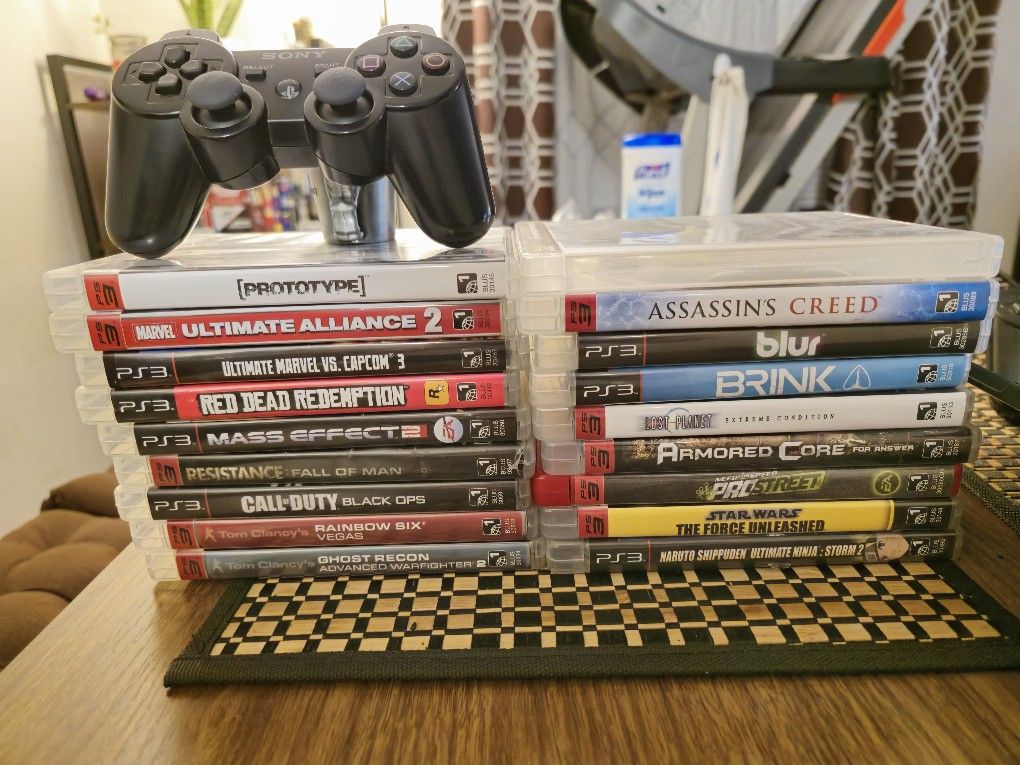 PS2/PS3 Games And Controllers