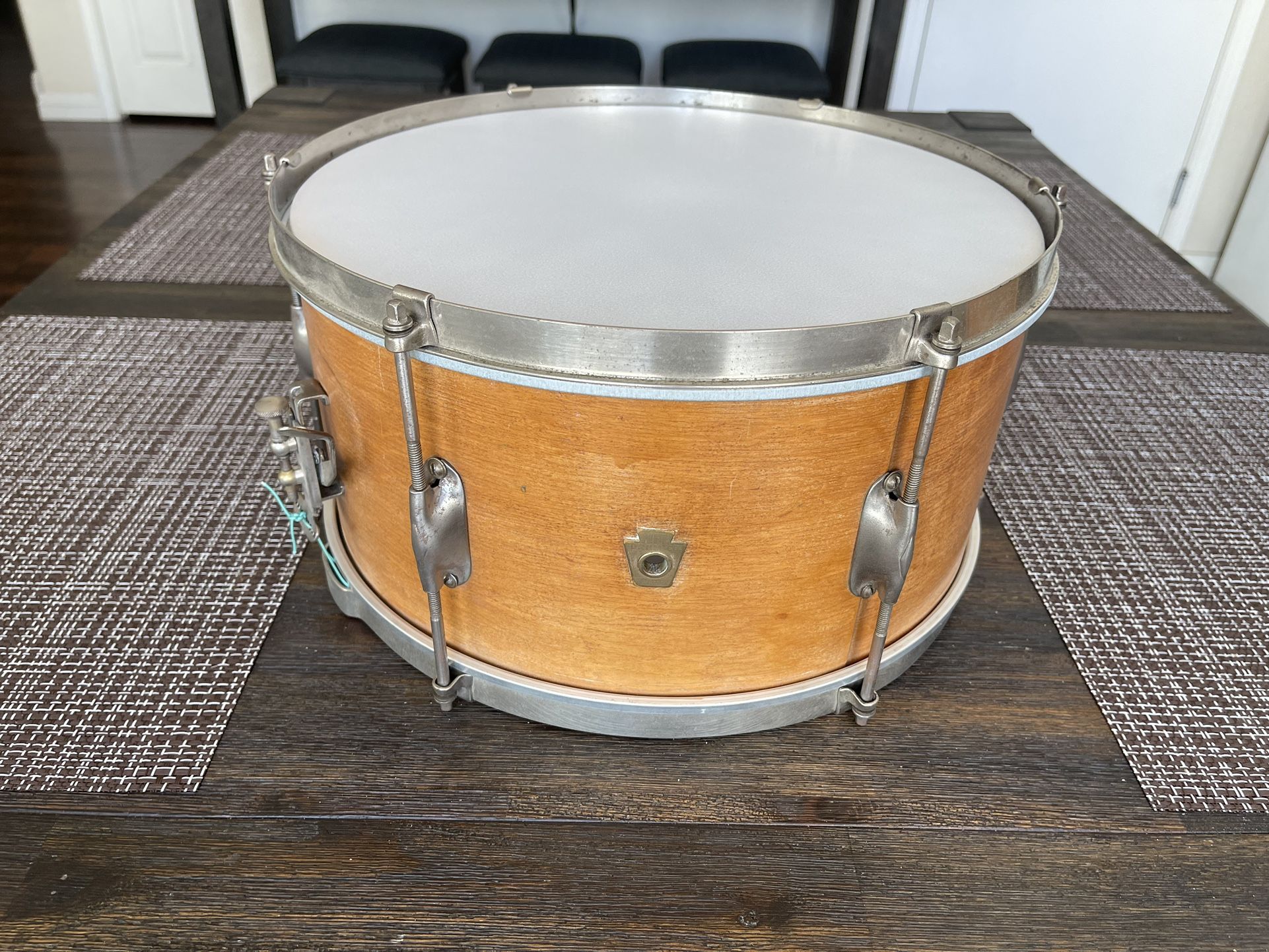 Vintage 1930’s WFL (Ludwig) 7”x14” Zephyr snare drum - Complete