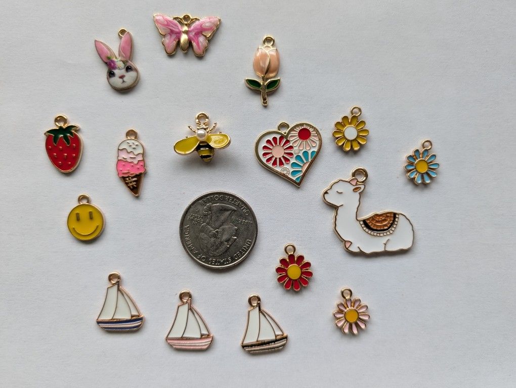 Collection of Necklace Bracelet Pendant Charms