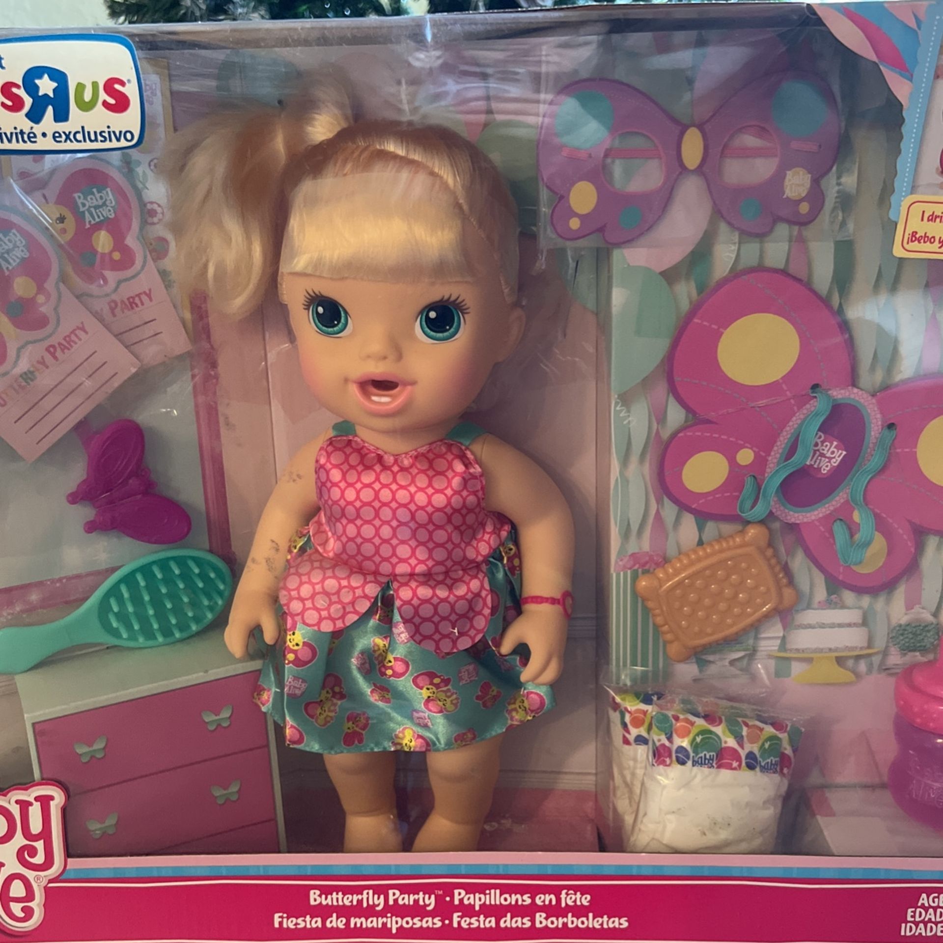 Baby Alive Doll -Butterfly Party