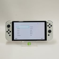 Nintendo Switch OLED Console Gaming System HEG-001 Arctic White