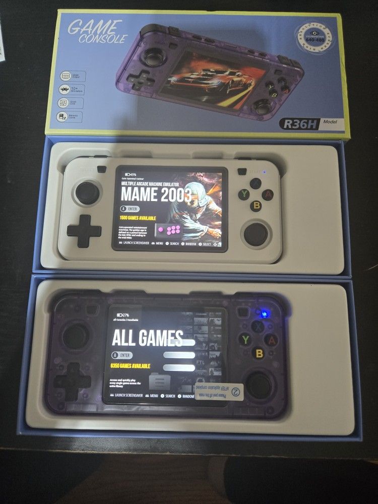R36H Game Console Custom Setup With 128gb Sd Card