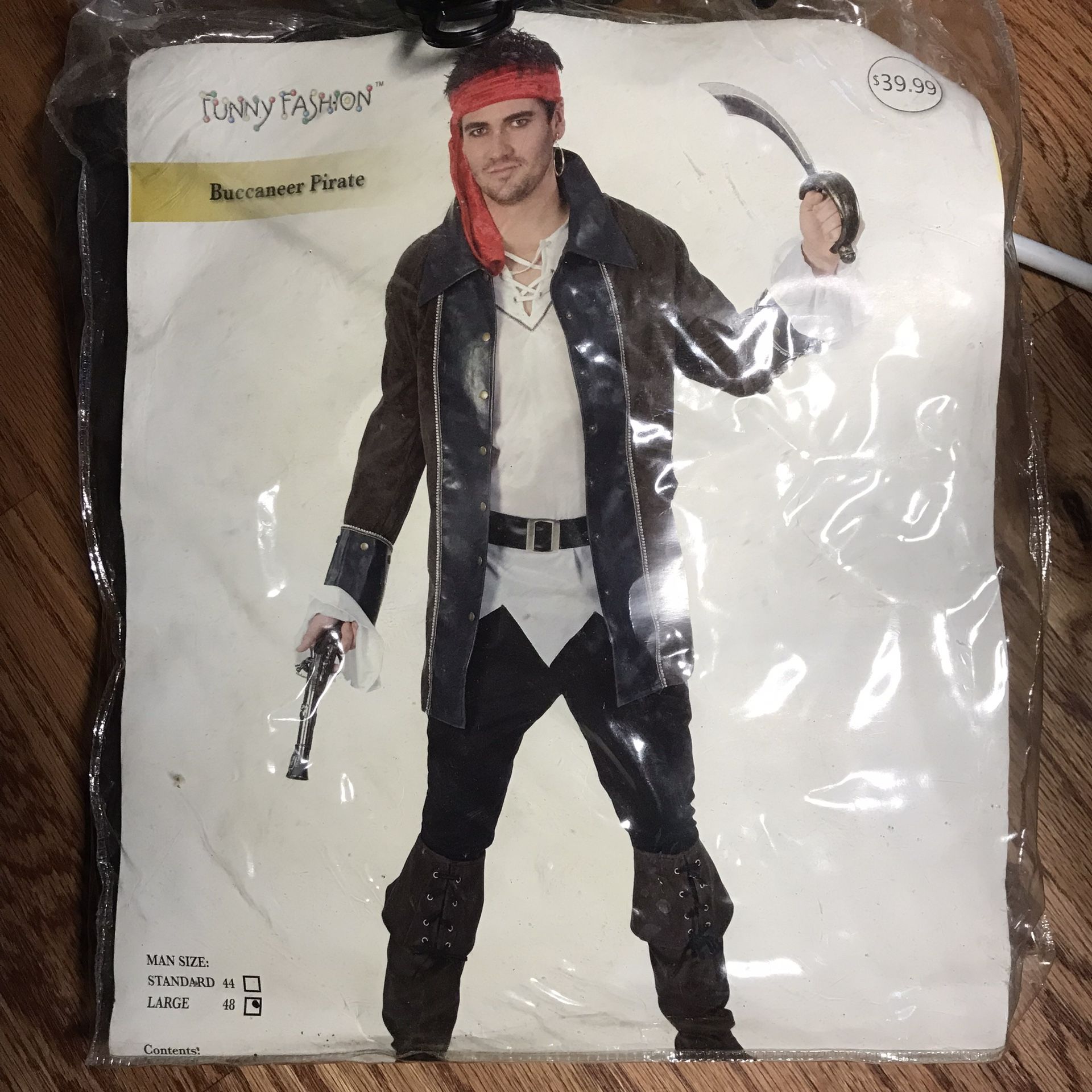 New Adult Pirate Costume 