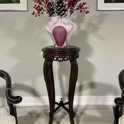 Real Mahogany Stand Pedestal
