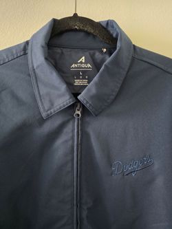 Antigua Dodgers Dark Blue Large Jacket