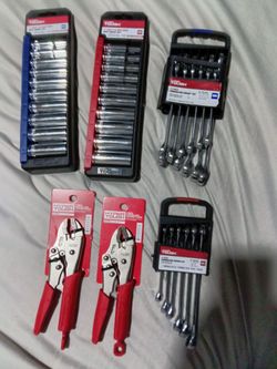 Hyper Tough Tool Set Bundle – Sockets, Wrenches, Pliers