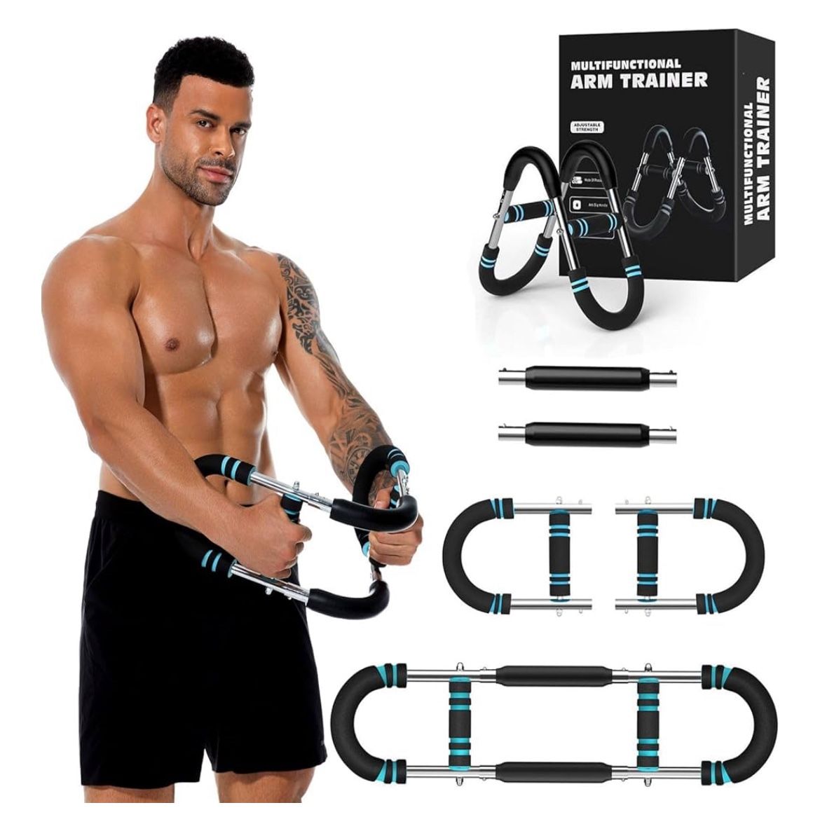 Brand: Cotftr Twister Arm Trainer, Adjustable Chest Workout Equipment for Men & Women, Home Gym Strength Trainer, Muscle Builder & Strength Training f