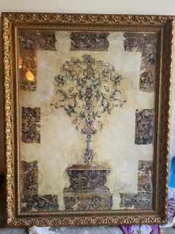 Floral Gold Art