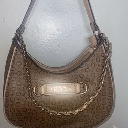 Brown Guess Shoulder Bag 