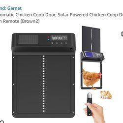 Automatic Solar  Chicken Coop Door With Remote