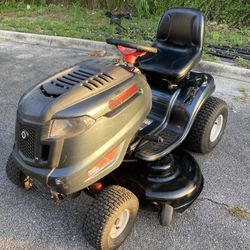 Great Working Troybilt Super Bronco Tractor 46 Inch Riding Lawn Mower