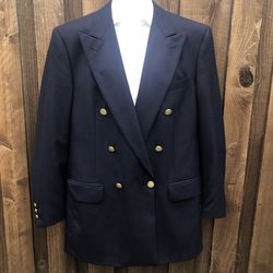 BURBERRY Men's Navy Blazer Sports Coat Suit Jacket