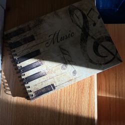 Musical Staff Blank Notebook