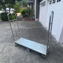 1750 LB Capacity WESCO U Boat Platform Industrial utility cart 