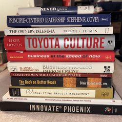 Variety of books (read details)