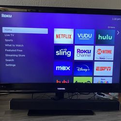 55” Toshiba TV w/ Vizio Sound-bar