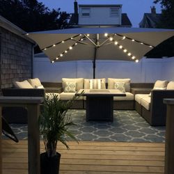 Outdoor Patio Umbrella - Taupe