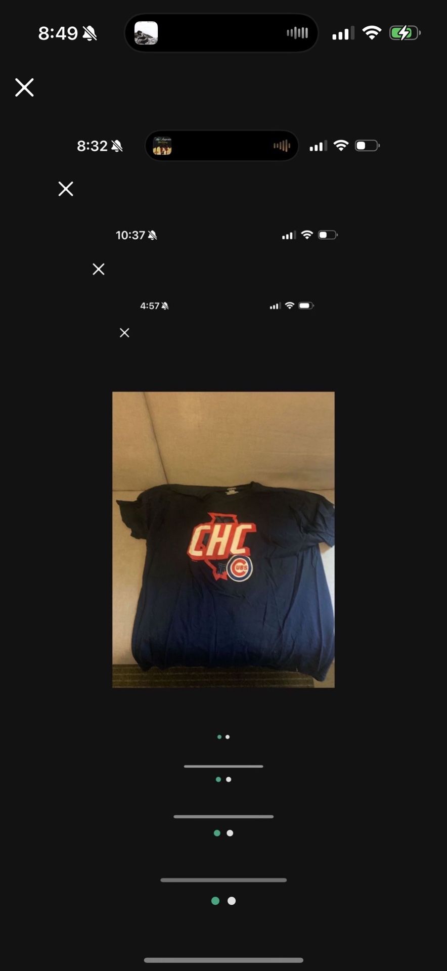 ⚾️MENS XL CHICAGO CUBS T SHIRT TOP⚾️