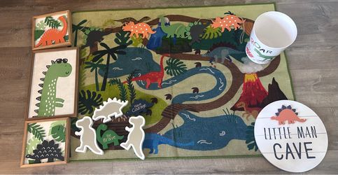 12 Piece Dinosaur Room Set