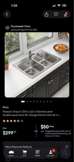 Double sided sink new