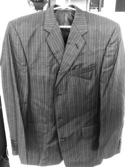 Adolfo suit. - grey- size 40R