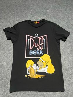 The Simpsons Duff Beer T-Shirt   Size M