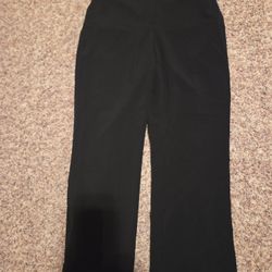 3) Pairs Of Black Dress Pants. Size 12 & 14 $8 Each Pair.