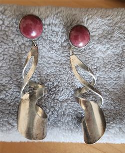 Aretes Espiral Grandes de Plata 925