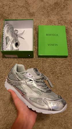 Bottega Veneta Silver Orbit Sneakers