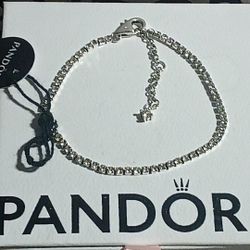 Pandora Authentic Brand New Sparkling Adjustable Tennis Bracelet 