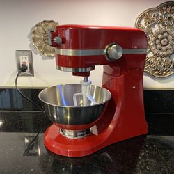 Kenmore Elite 400W Stand Mixer Tilt Head Red + Bowl & Beater Blade-100.(contact info removed)A