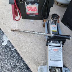 2-Ton Floor Jack + Booster PAC Jump Starter – Bundle Deal

