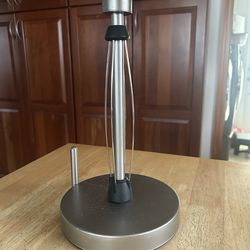 Stainless steel paper towel holder