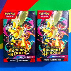 Pokemon Ascended Heroes Booster Bundles
